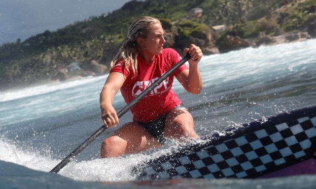 Izzi Gomez takes victory at the inaugural Barbados Pro and clinches her 5th World Title ahead of the World Tour Finals. | Photo courtesy: APP World Tour