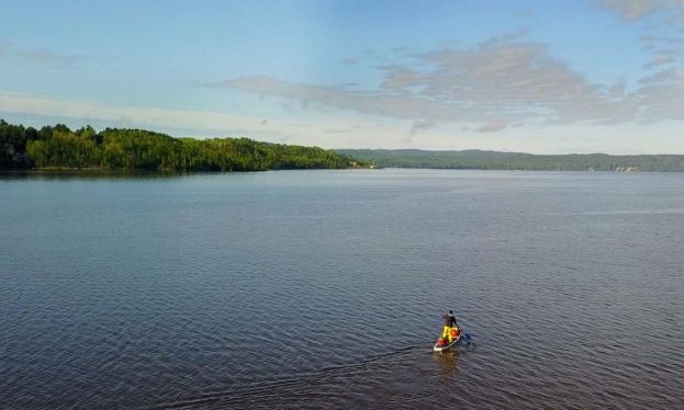 Paul Gauvreau alone on the Ottawa. | Photo via Paul Gauvreau