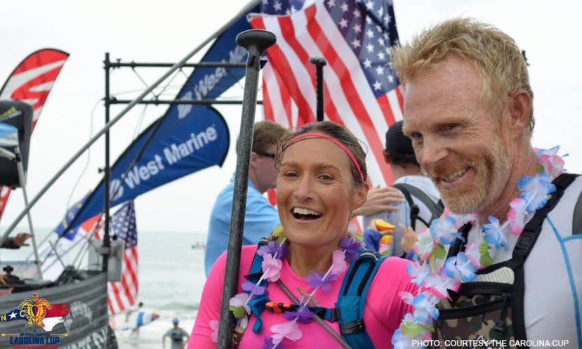 Annabel Anderson and Kelly Margetts did incredible at the 2016 Carolina Cup. | Photo Courtesy: Wrightsville Beach Paddle Club