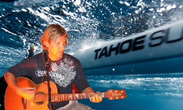 John o'Connor, the newly signed Tahoe SUP sales representative, is an avid guitar player but vows not to quit his day job anytime soon