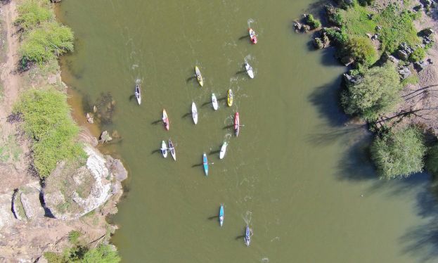 This year more than 70 paddlers from all over Portugal and Europe will paddle down the Guadiana River. | Photo Courtesy: Nick Robinson