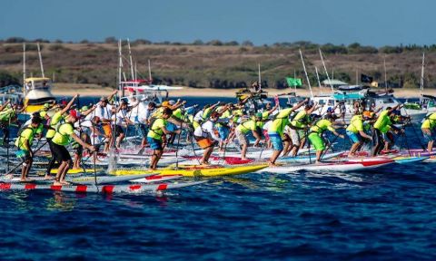 Paddle Boarding's elite will go head-to-head at the 2016 Molokai 2 Oahu Paddleboard Championships. | Photo Courtesy: M2O