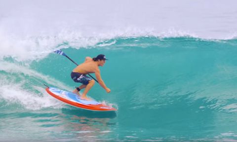 BIC SUP ambassador Connor Bonham getting good use from his Performer.