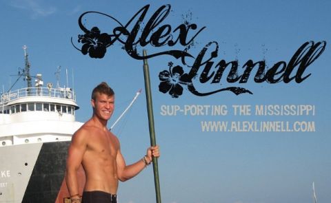 Alex Linnell SUP-PORTING the Mississippi