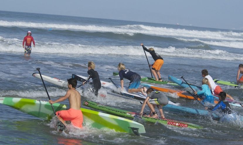 Last year&#039;s Boys race start at the SUP Fiesta. | Photo: Jerry Jarramillo