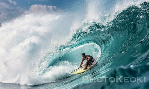 Mo Freitas winner of the SupConnect SUP Grom of the Year 2012. Photo by Keoki.