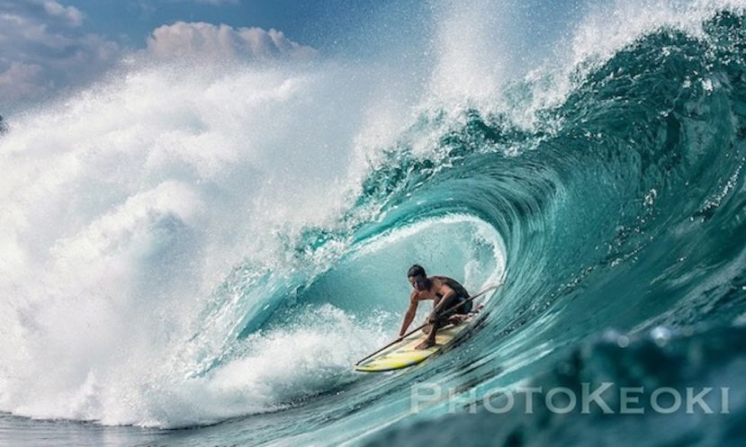 Mo Freitas winner of the SupConnect SUP Grom of the Year 2012. Photo by Keoki.