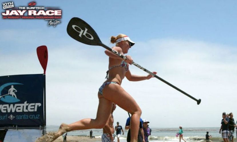 Candice Appleby in action at the Jay Race 2011 in Santa Cruz, California. Photo: Duke Brouwer