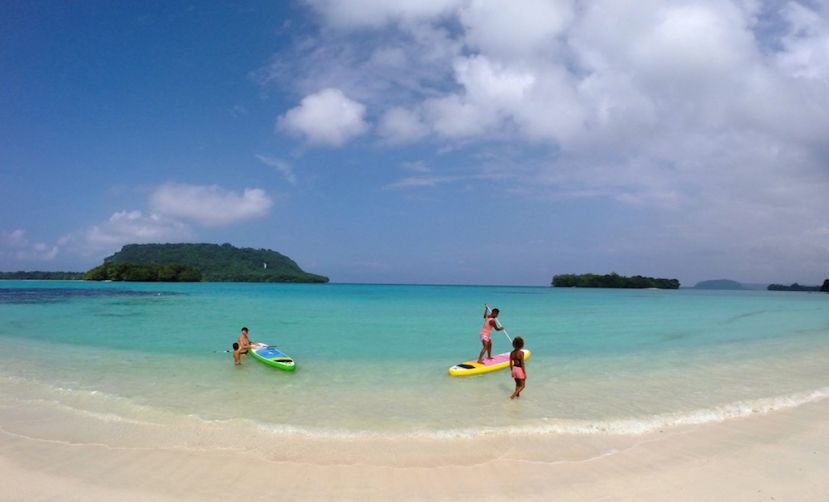 Paddle Boarding Espiritu Santo, Vanuatu